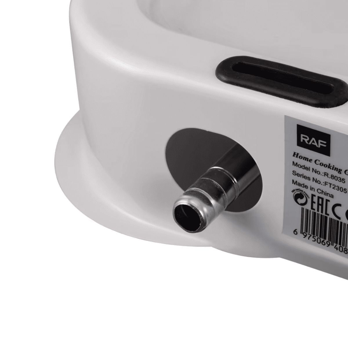 Cocina 1 Hornilla Portátil - Estufa de Mesa a Gas RAF R-8032W - Imagen 3