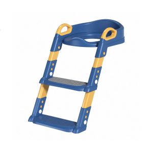 Adaptador de Baño y Escalera Portátil para Niños Azul