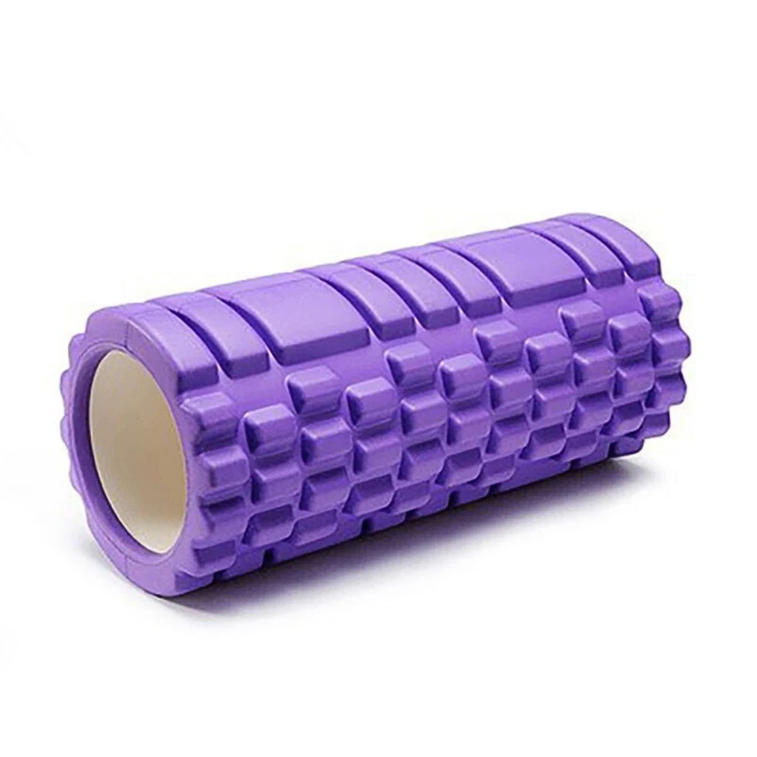 Rodillo de Yoga Foam Roller de Espuma 33 x 14cm Morado