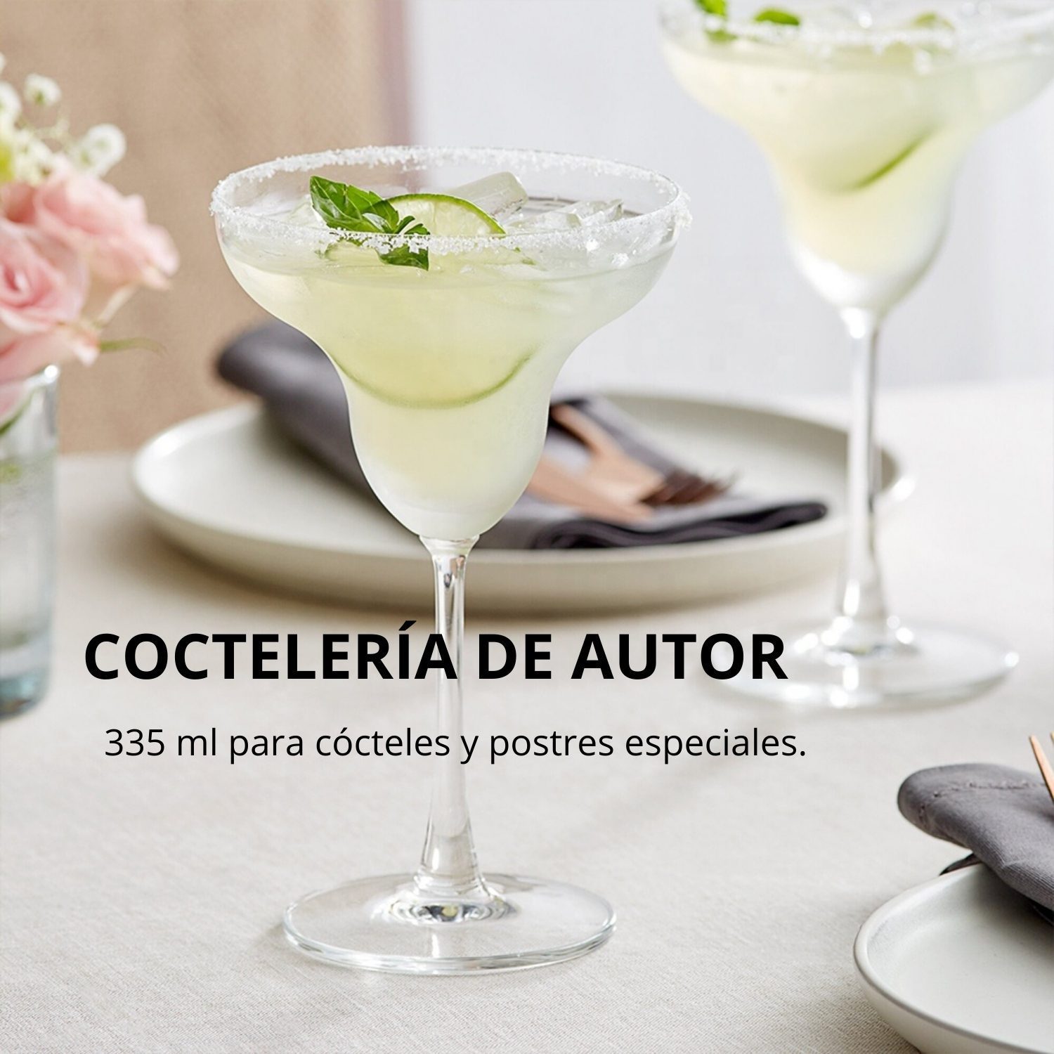 Copa Margarita 335ml Set de Copas Windsor Nadir - Imagen 5