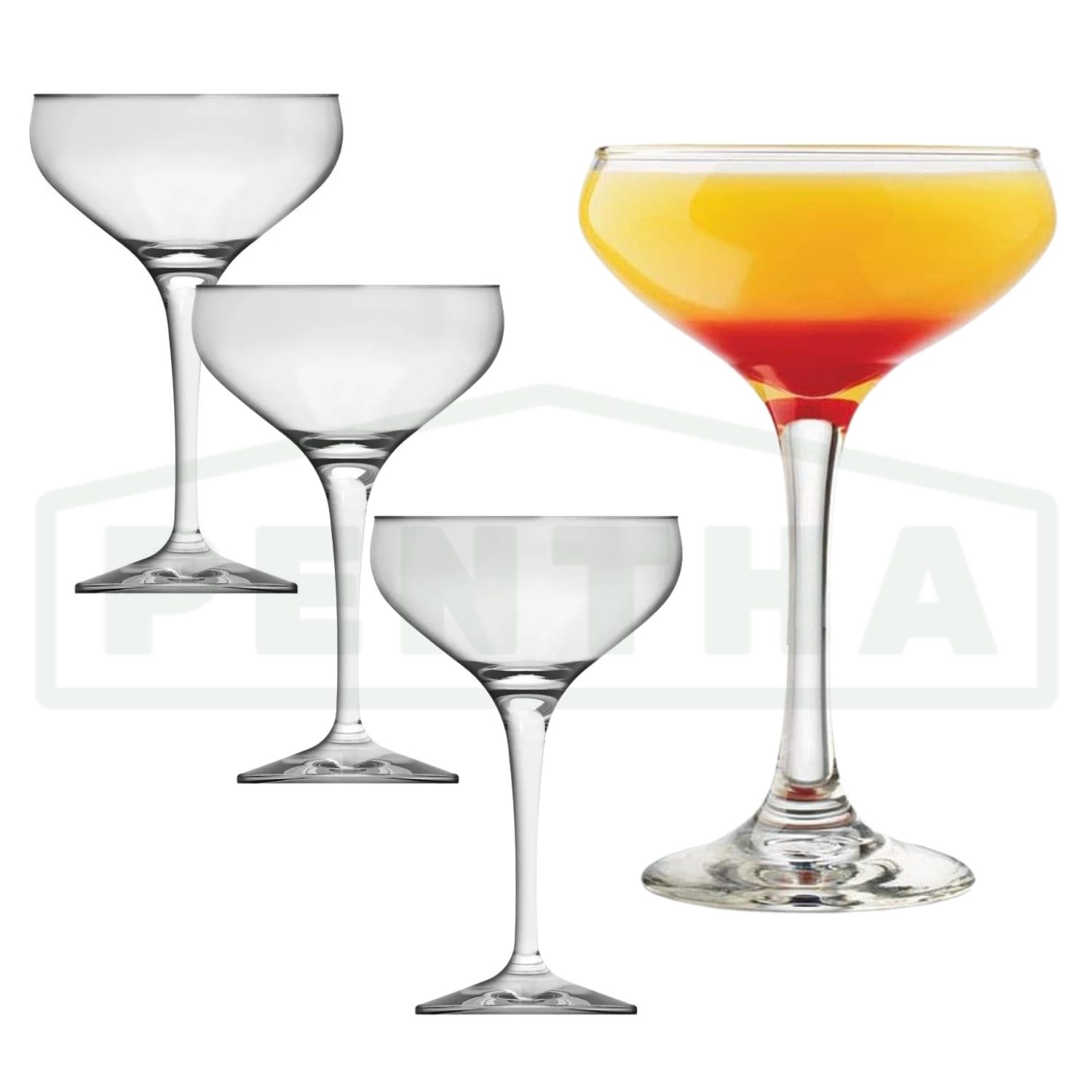 Copa para Martini o Manhattan 340ml Set de Copas Mistic Nadir