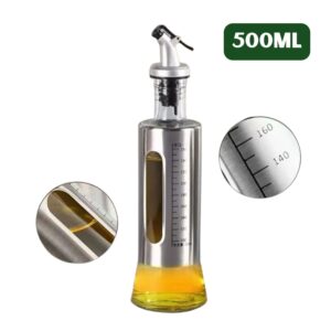 Aceitero Frasco Dispensador Especiero de Vidrio 500ml