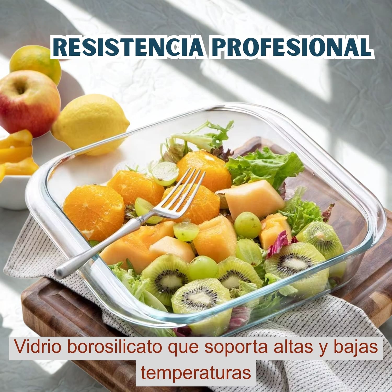 Fuente Bandeja Cuadrado de Vidrio Templado X3 Piezas - Imagen 5