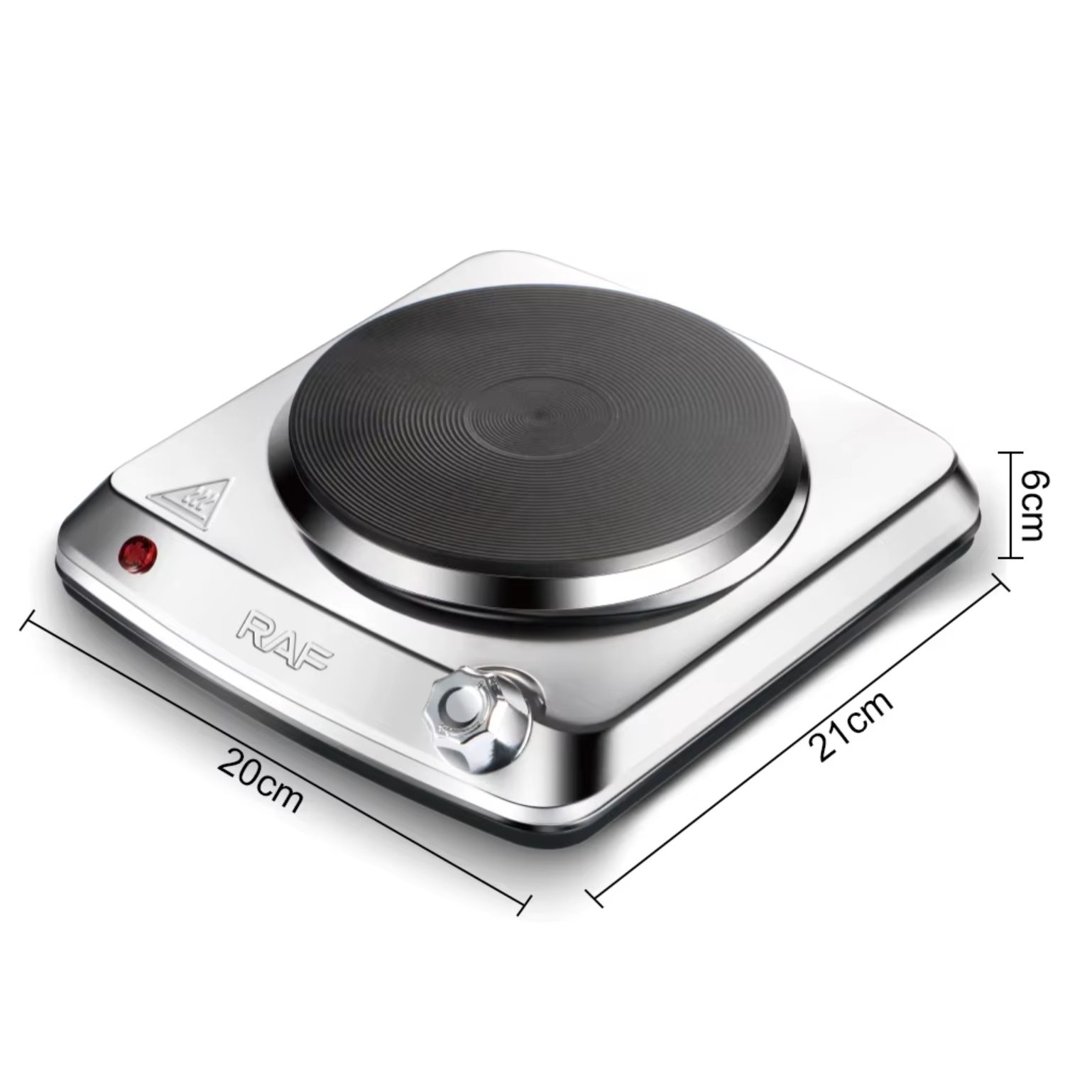 Cocina Eléctrica Portatil 1000W RAF 8204 - Imagen 2