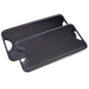 Plancha Asadora Curada Reversible Rectang. 47X25 Cm - Victoria