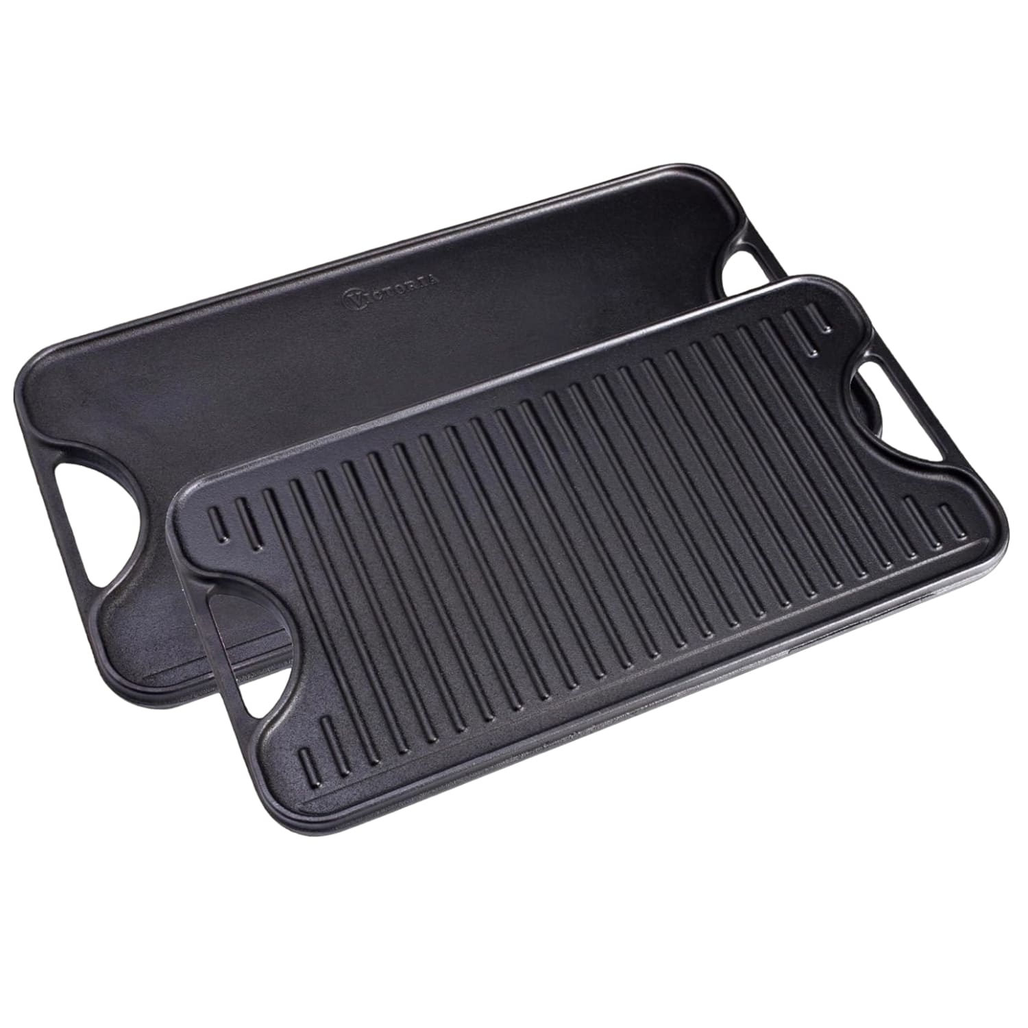 Plancha Asadora Curada Reversible Rectang. 47X25 Cm - Victoria