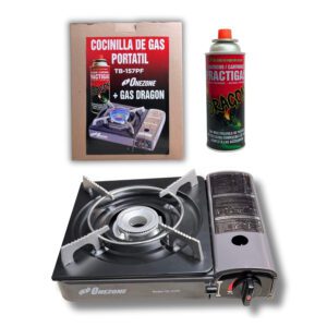 Cocina Estufa Portatil Onezone 1 Hornilla Ideal para Camping + Gas