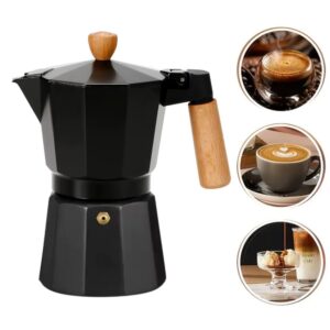 Cafetera Moka Italiana 9 Tazas - 450ml Negro Elegante