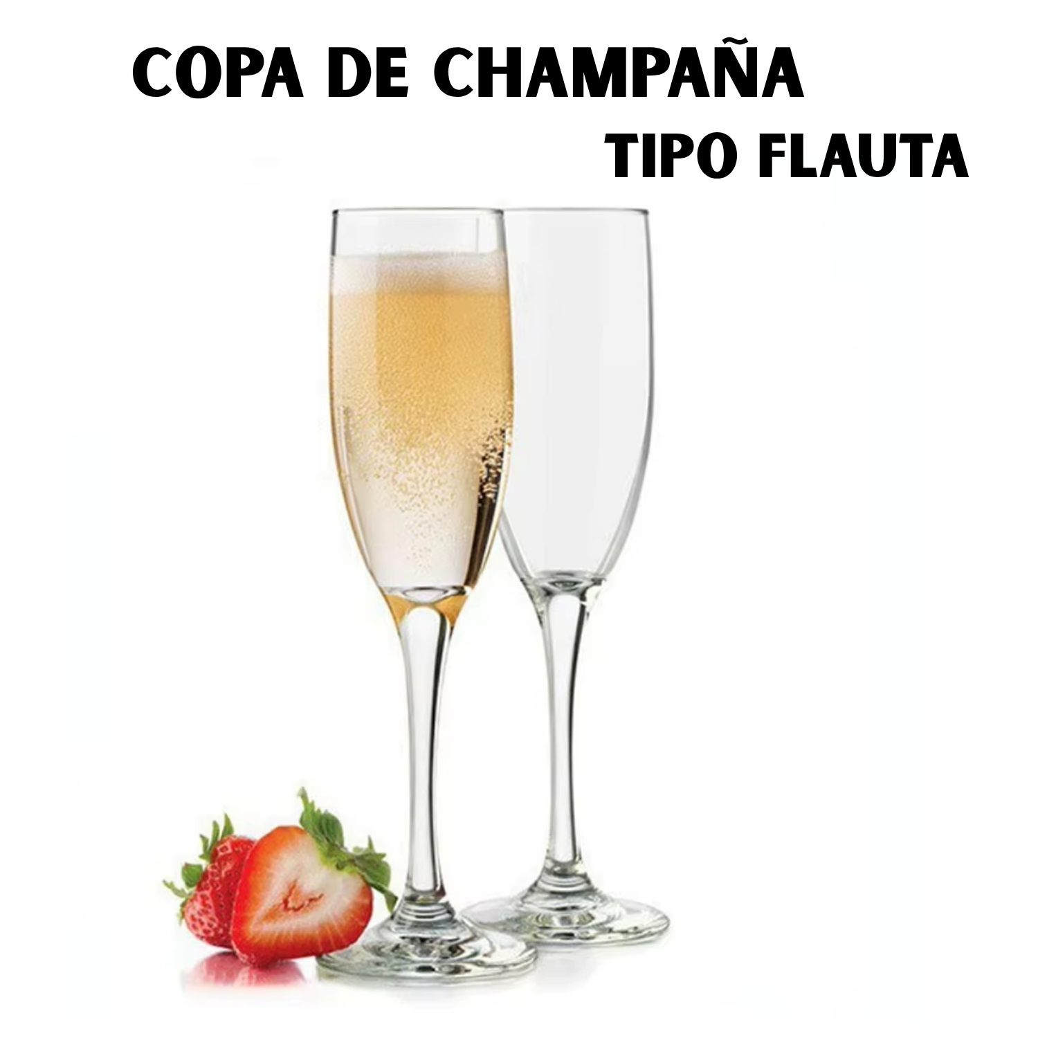 Copa Champaña 190ML Nadir, Set de Copas Champagne - Imagen 3