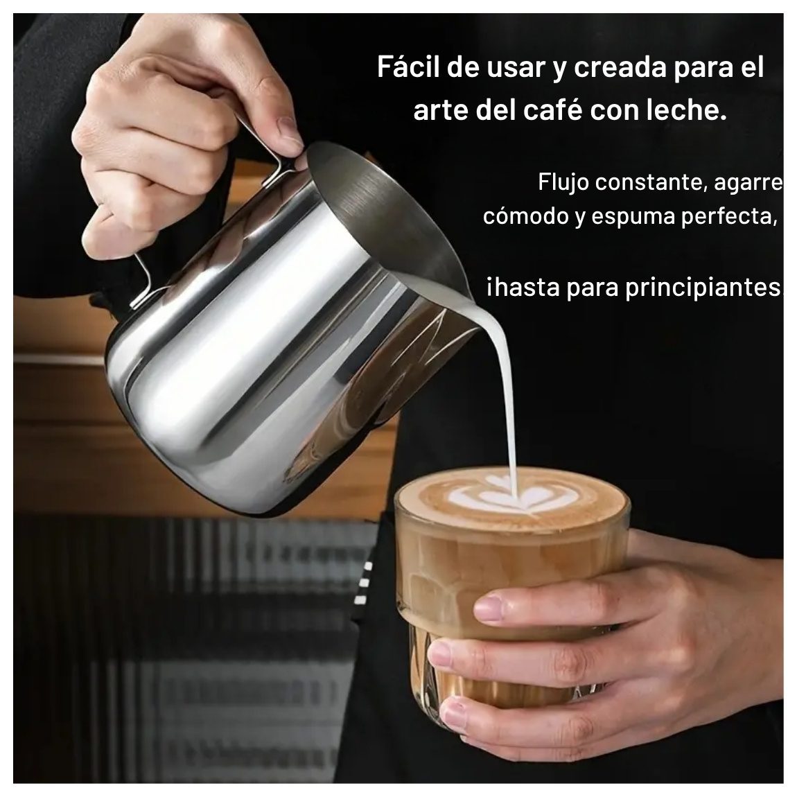 Jarra Barista Espumador de Leche 550ml - Imagen 6