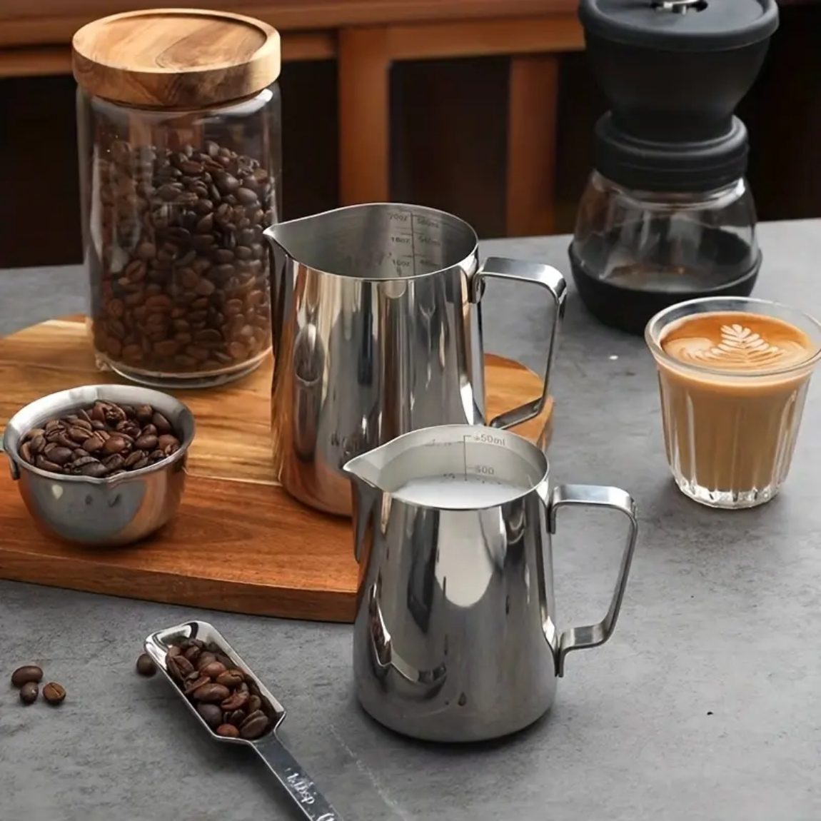 Jarra Barista Espumador de Leche 550ml - Imagen 7