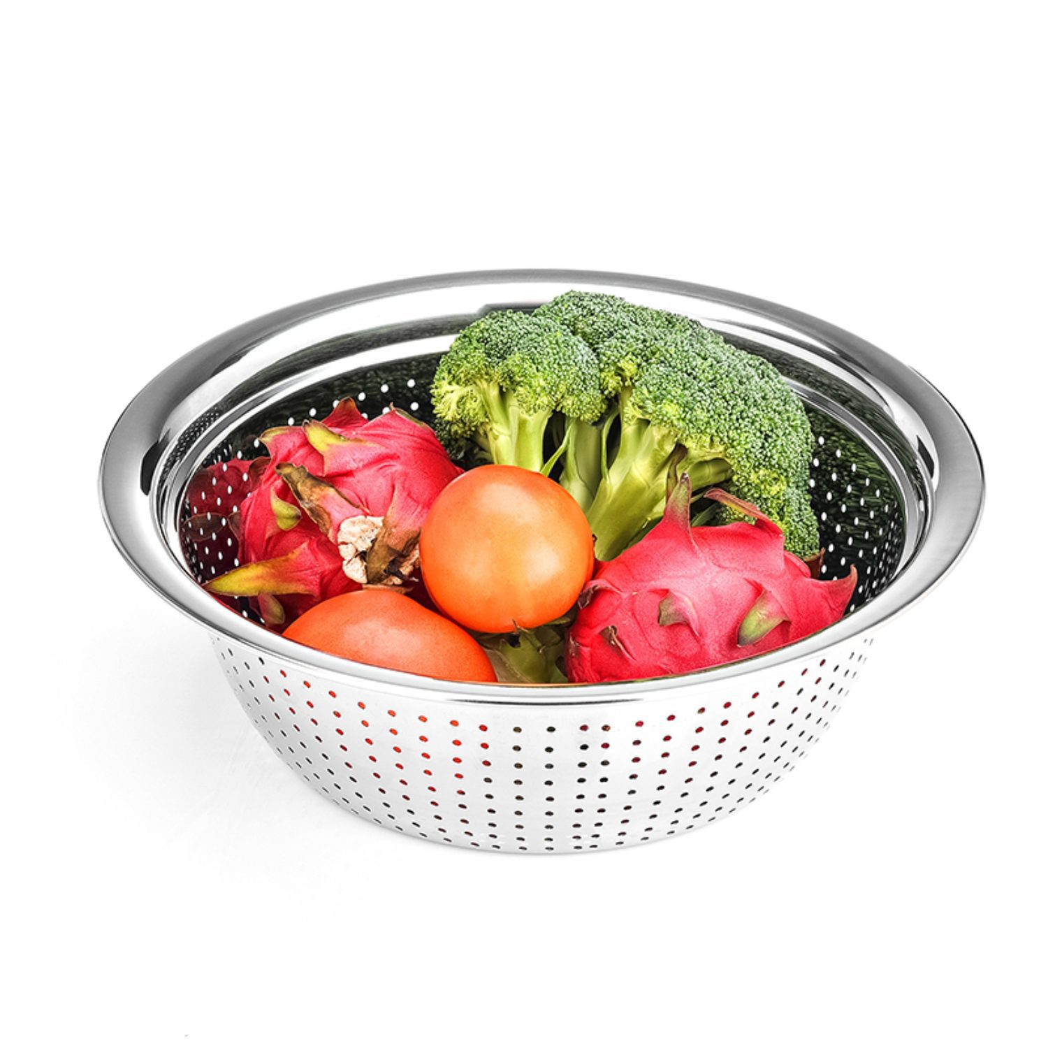 Cesto Colador Acero Inoxidable 20cm Pack x2