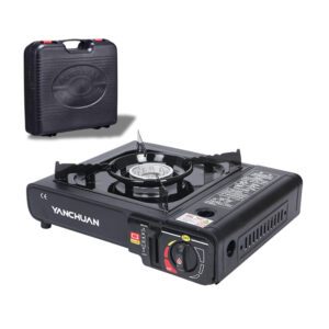 Cocina Estufa Portatil de 1 Hornilla Dual Ideal para Camping