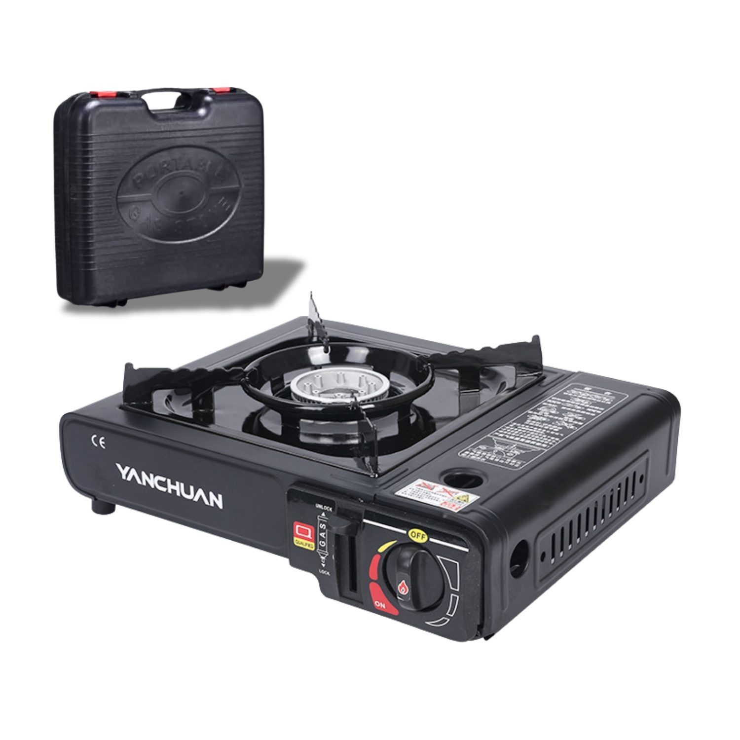 Cocina Estufa Portatil de 1 Hornilla Dual Ideal para Camping