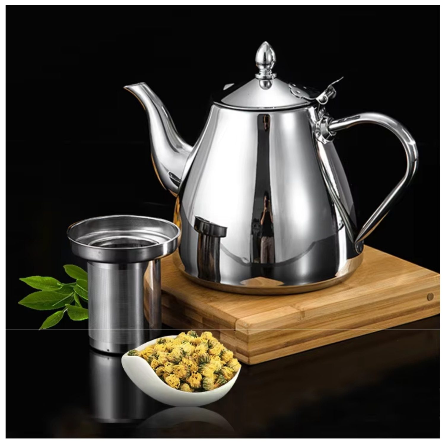 Jarra Tetera Infusor con Filtro de Acero Inoxidable 1 . 5L - Imagen 4