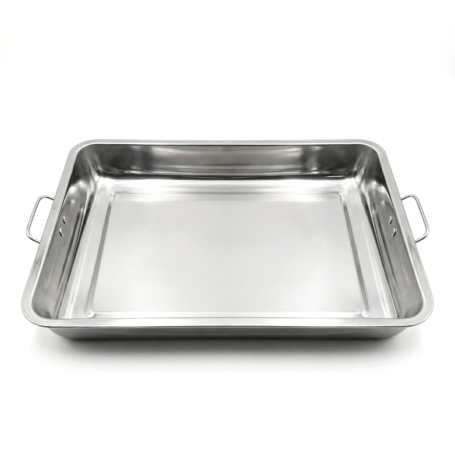Asadera Bandeja de Acero Inoxidable 44 x 34cm