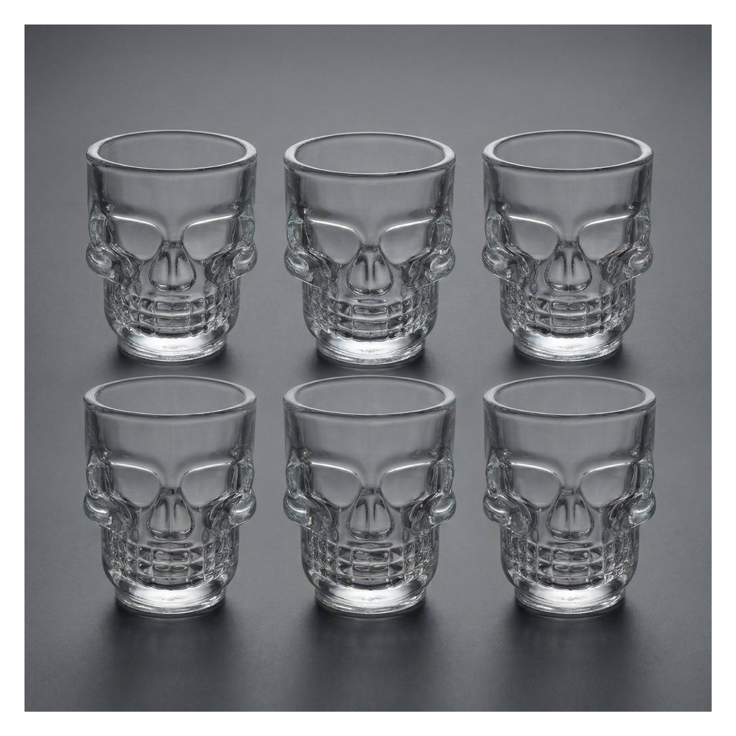 Vaso Shot Tequilero 50ml Calavera Set X6 - Imagen 8