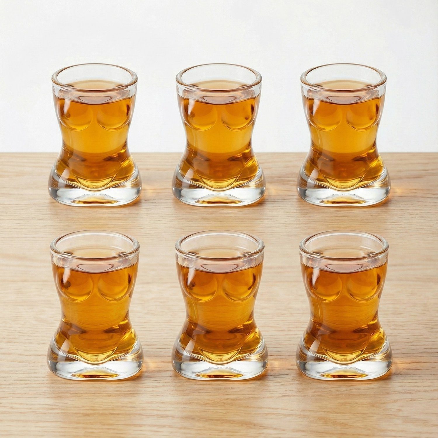 Vaso Shot Tequilero 40ml Cuerpo Femenino Set X6