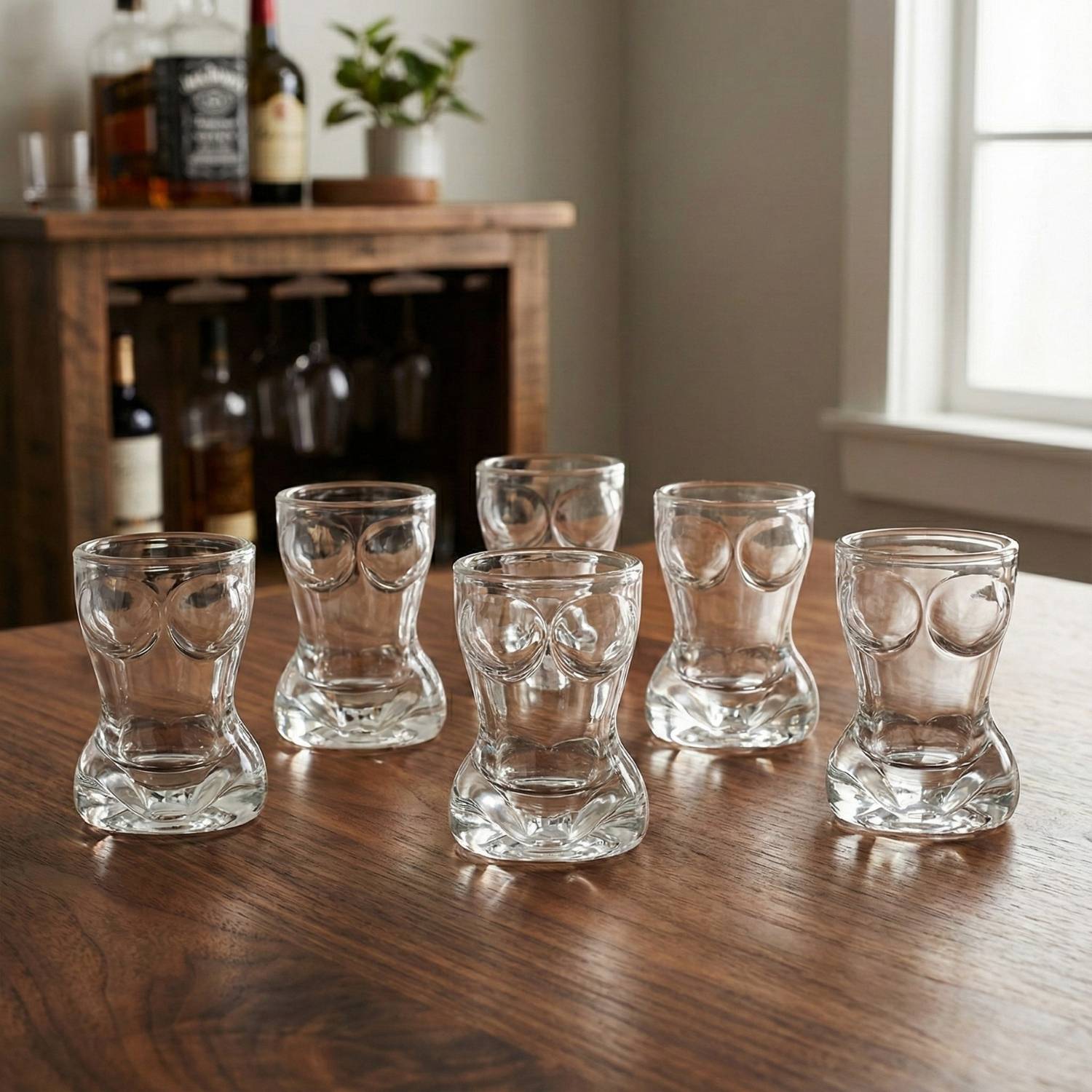 Vaso Shot Tequilero 40ml Cuerpo Femenino Set X6 - Imagen 6