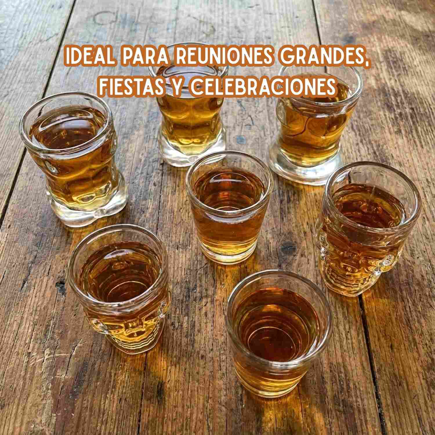 Vaso Shot Tequilero Diseño Variado Set X18 - Imagen 9