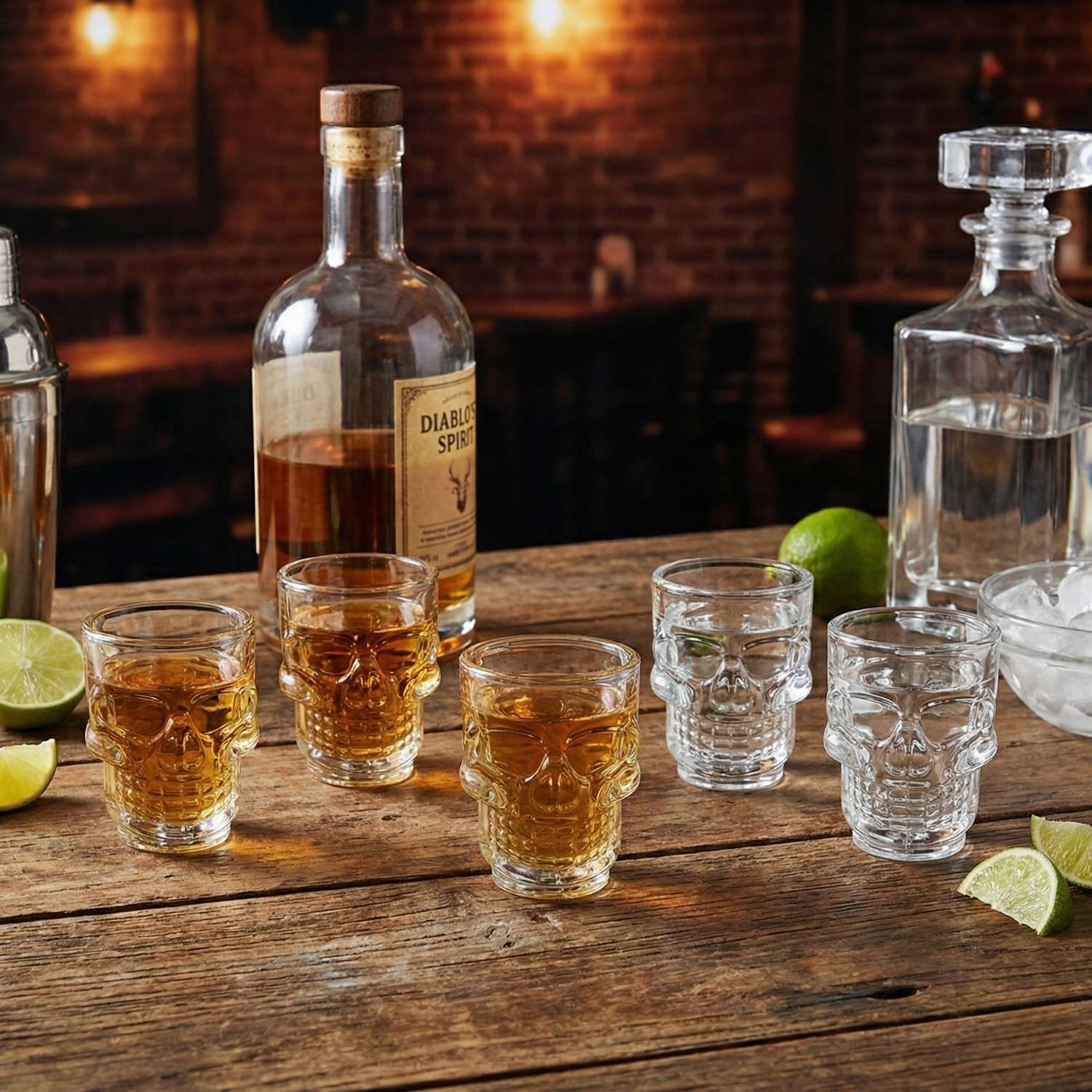 Vaso Shot Tequilero 50ml Calavera Set X6 - Imagen 6