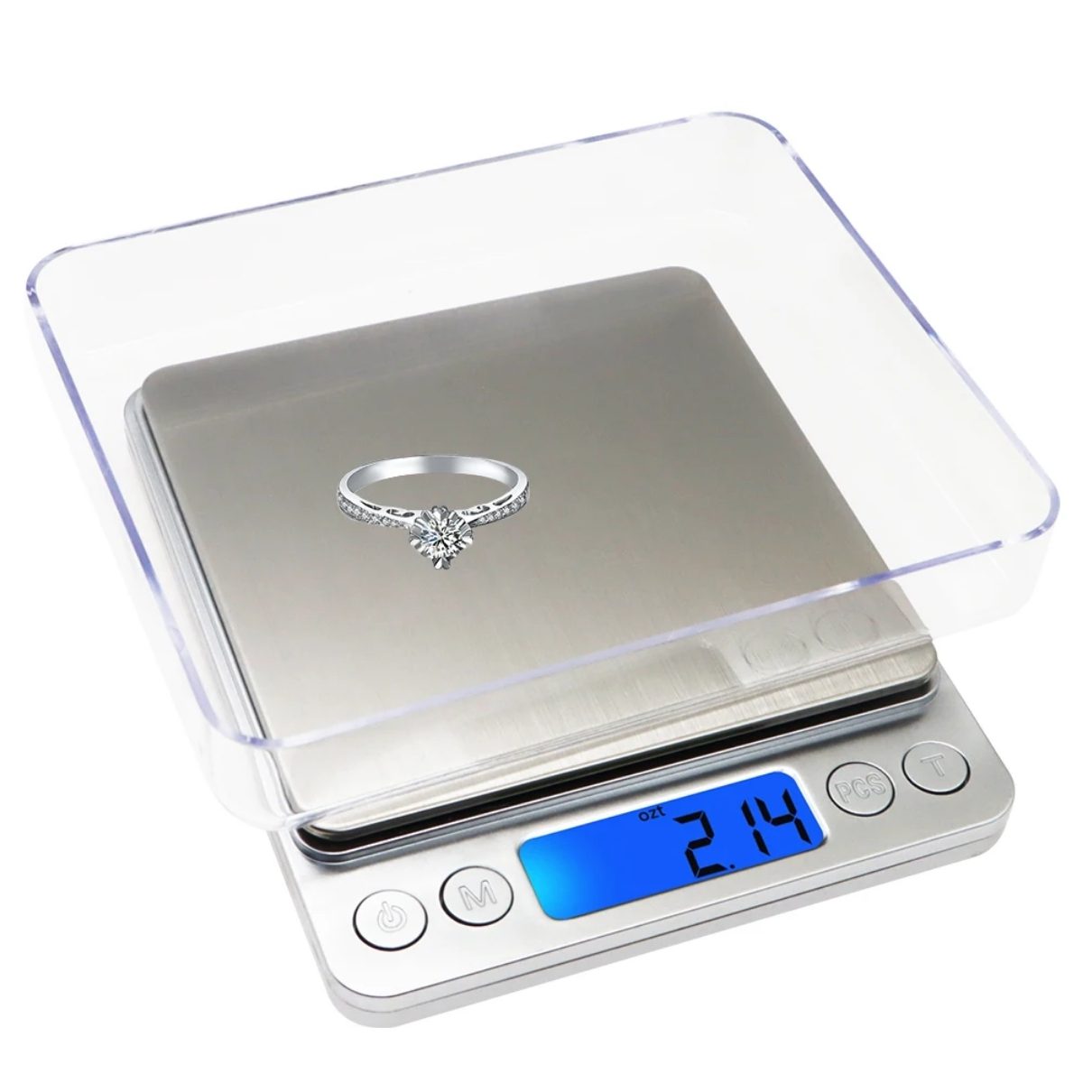 Balanza Gramera Digital 0.1-3000gr Decimal Oro Joyas Plata - Imagen 2