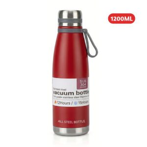 Termo Tomatodo De 1.2 Litros Acero Inoxidable Color Rojo
