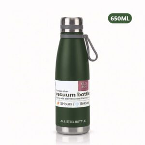Termo Tomatodo De 650 ML Acero Inoxidable Color Verde