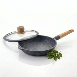 Sartén AlemanGrunf 22cm con Revestimiento Marmolado Gris