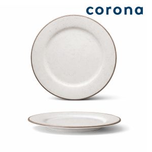 Plato Tendido 31 . 6cm Artisan Beige Corona 6 Pzs