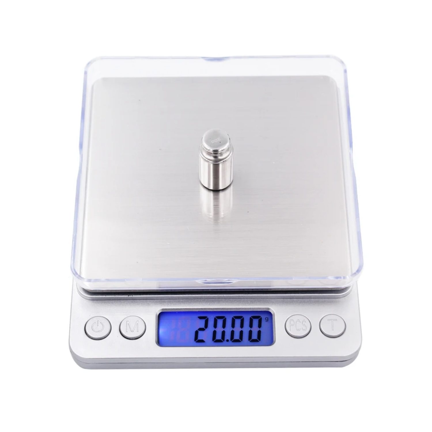 Balanza Gramera Digital de Precisión 500 g con Resolución de 0.01 g