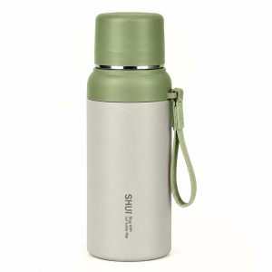 Termo Botella de Acero Inoxidable 600ml Verde
