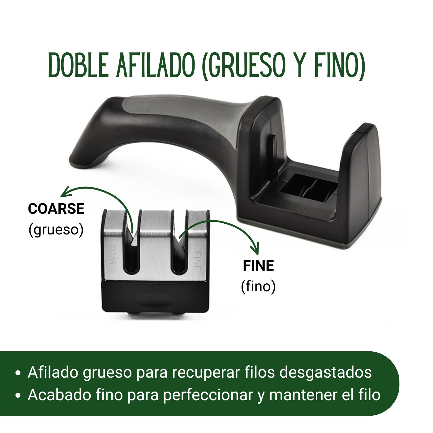 Afilador de Cuchillos Manual FACUSA Ideal para la Cocina - Imagen 4