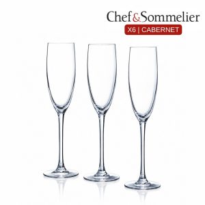 Copa Flauta Cristal 160ml Cabernet -X6 Copas Champagne