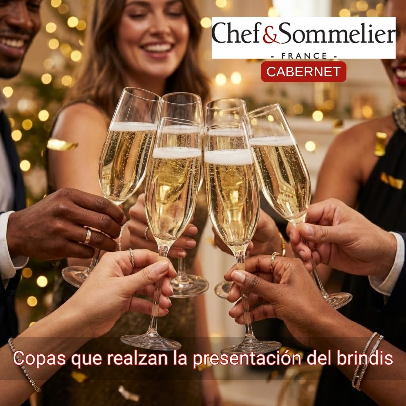 Copa Flauta Cristal 160ml Cabernet -X12 Copas Champagne - Imagen 4