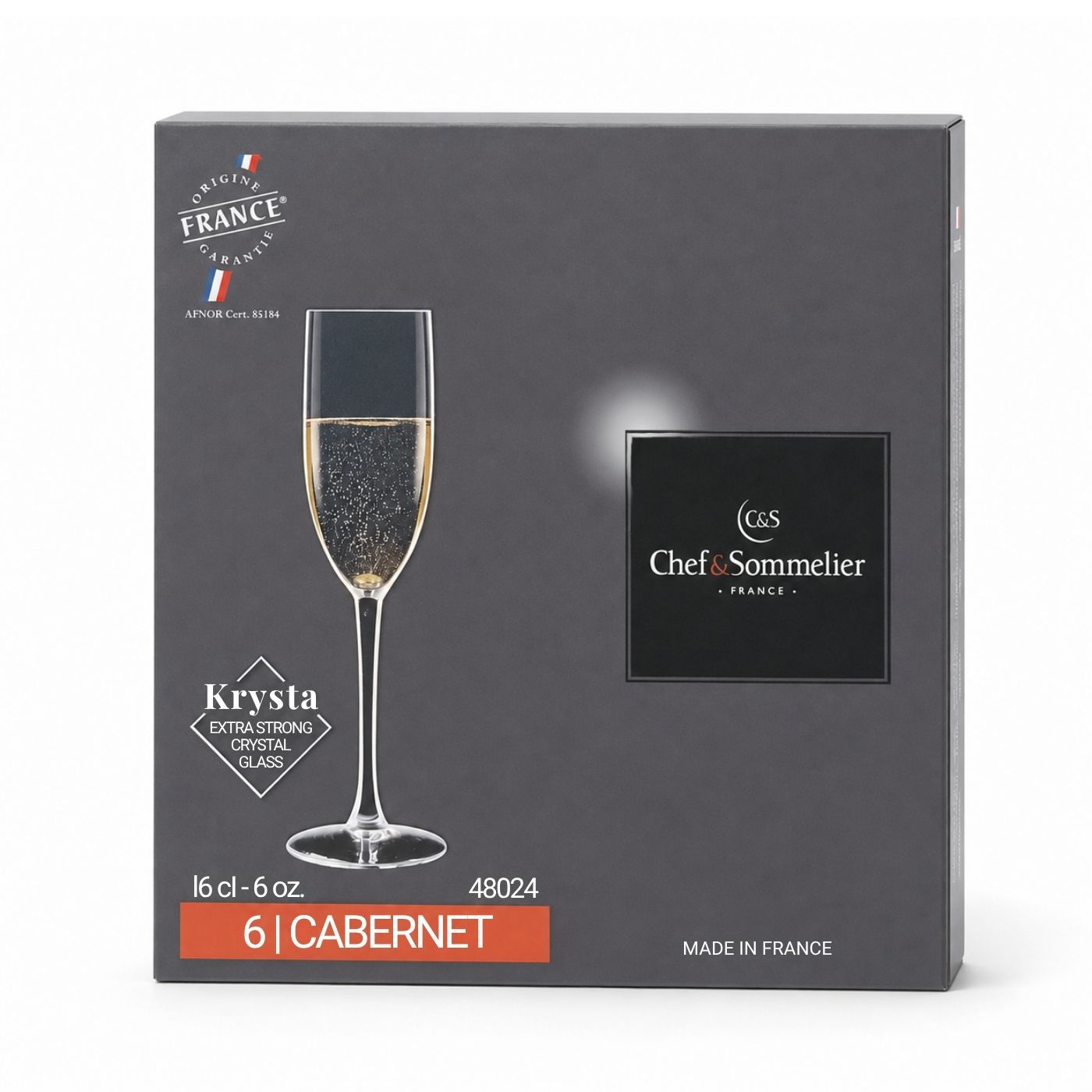 Copa Flauta Cristal 160ml Cabernet -X12 Copas Champagne - Imagen 3